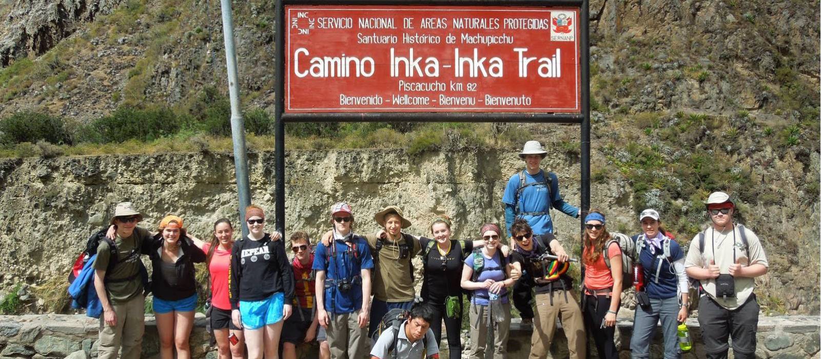 Students getting ready for the Inca Trail | Eva Moon