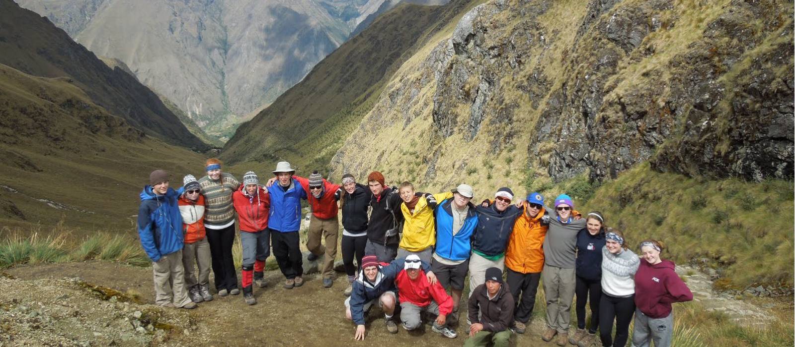 Students high up on the Inca Trail | Eva Moon