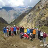 Students high up on the Inca Trail | Eva Moon