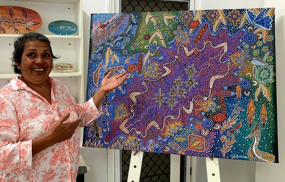 We join a local Indigenous artist and try our hand at painting |  <i>SWJ</i>