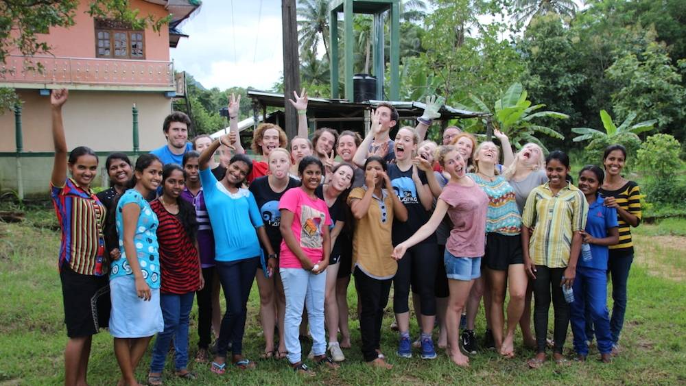 Sri Lanka service program with students