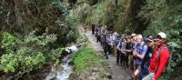 School group trekking in Peru | Drew Collins