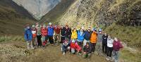 Students high up on the Inca Trail | Eva Moon