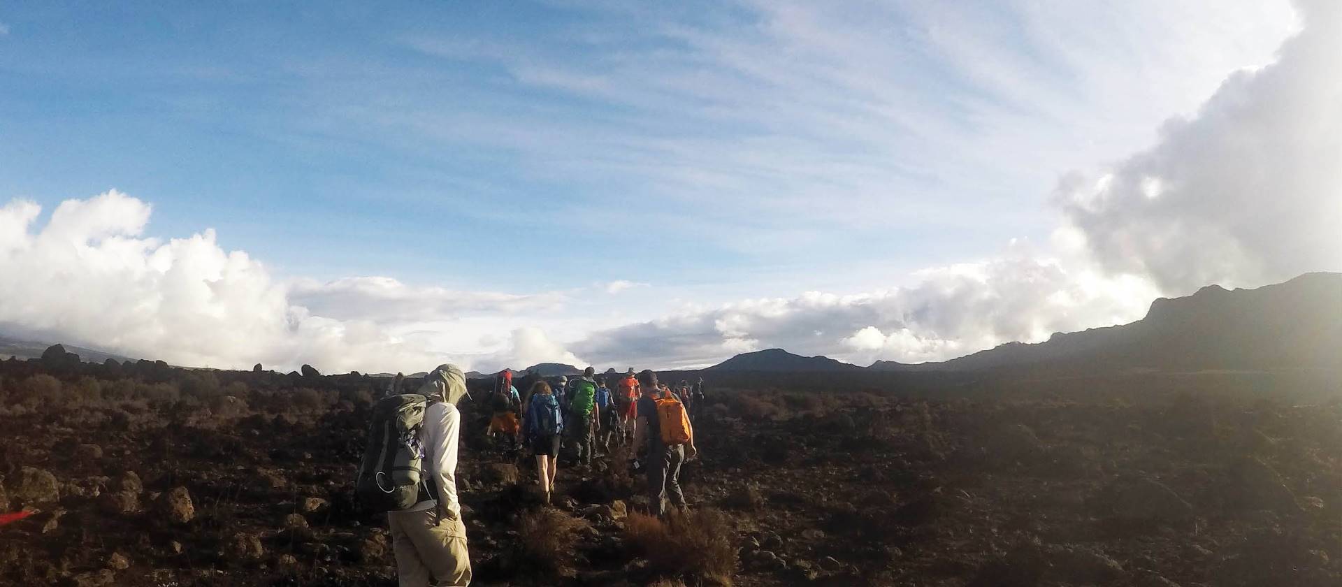 School group trekking on Mt Kilimanjaro | Eva Moon