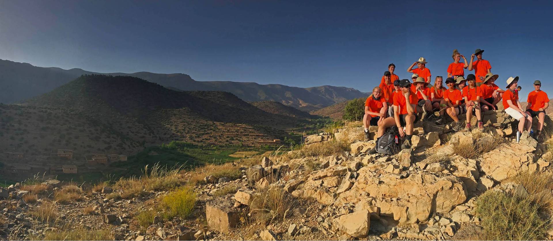 Group shot on a school trip abroad | Gareth Davies