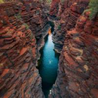 Cooling of in the watering holes at Karijini National Park | Tourism Western Australia