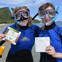 Students completing the coral watch service program, Fitzroy Island North Queensland | SWJ