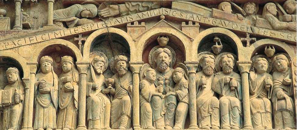 Church detail on the Compostela Trail