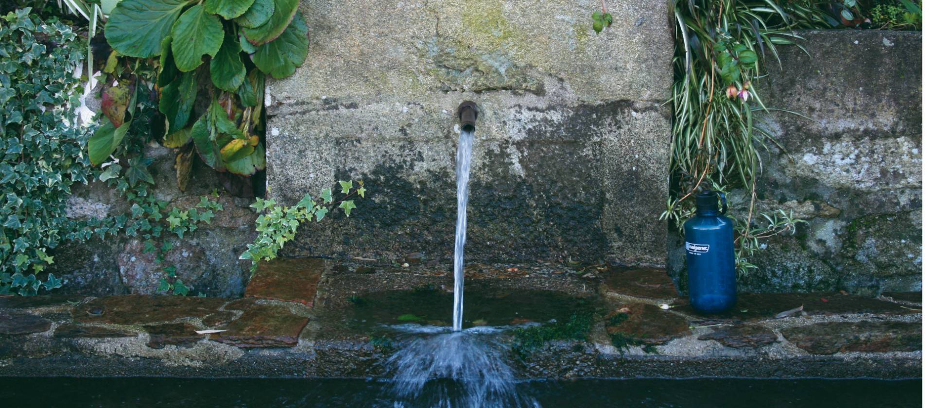 Pilgrim's water fountain on the Compostela Trail | Janet Oldham