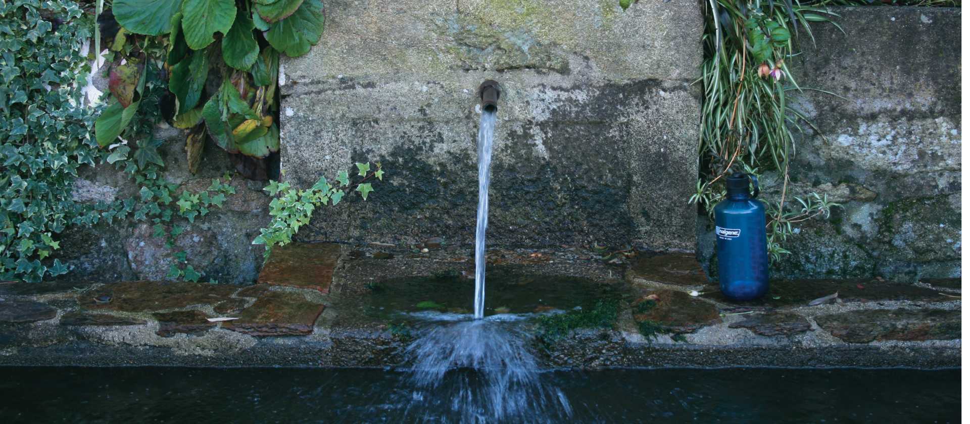 Pilgrim's water fountain on the Compostela Trail | Janet Oldham