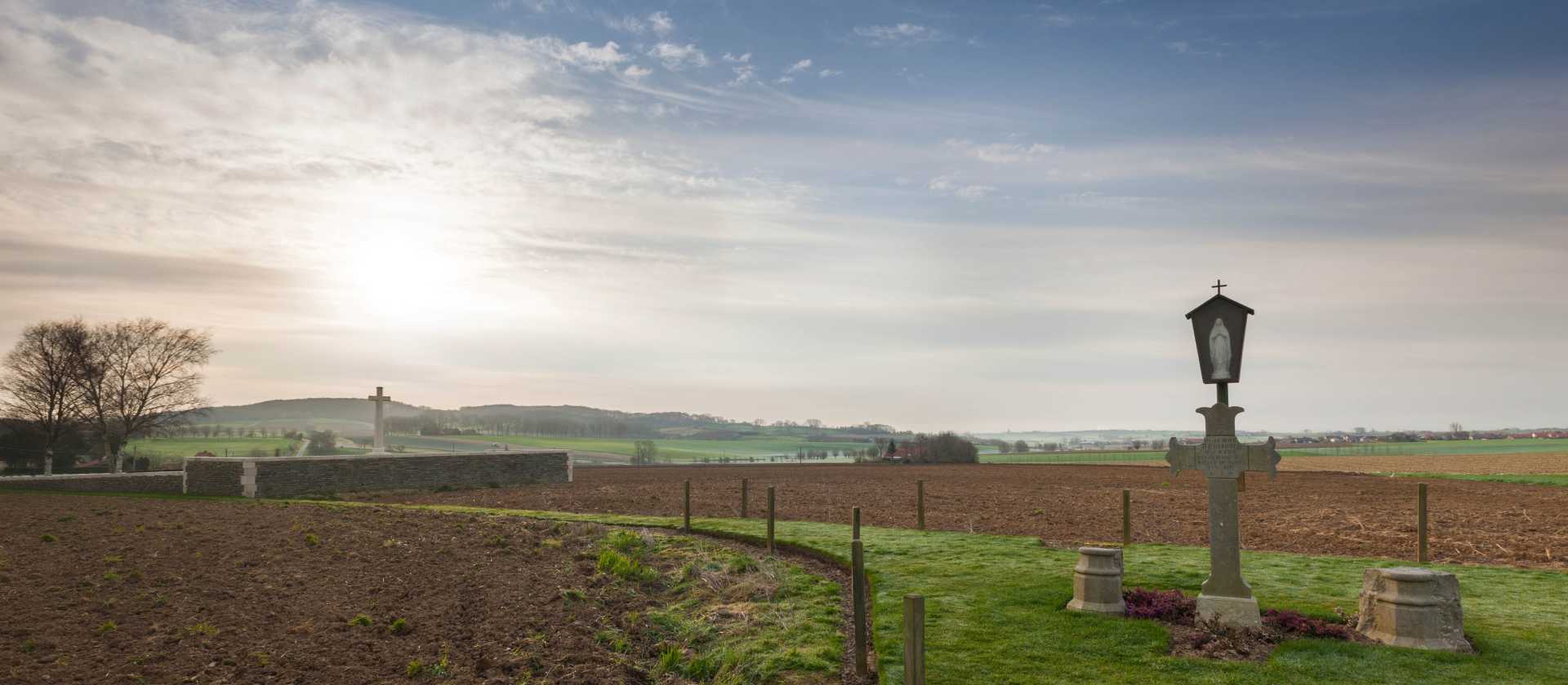 Typical landscapes of the Western front