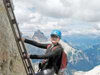 Climbing in The Dolomites, Italy