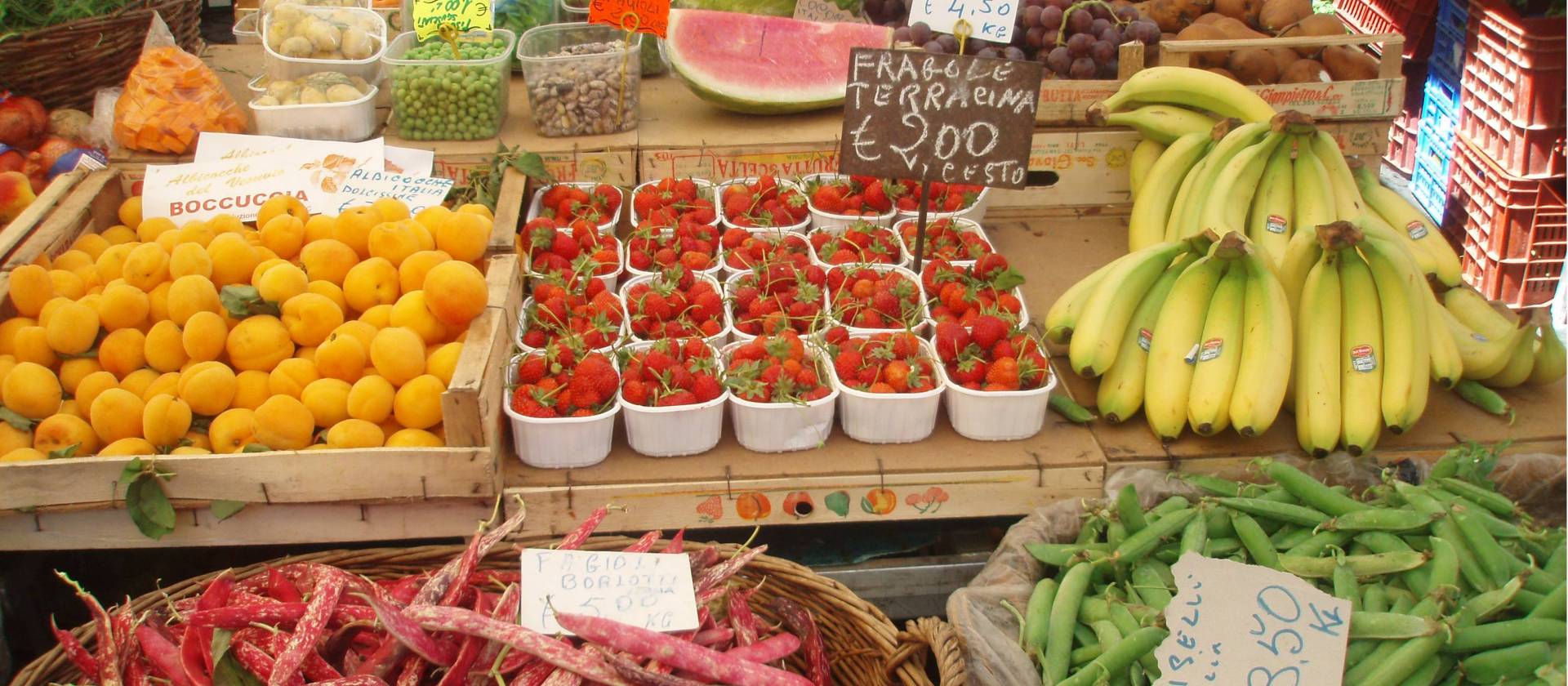 Colour Feast at the markets in Rome, Italy | Karen Cini
