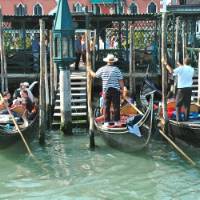 Gondolas in Venice, Italy | Sue Badyari