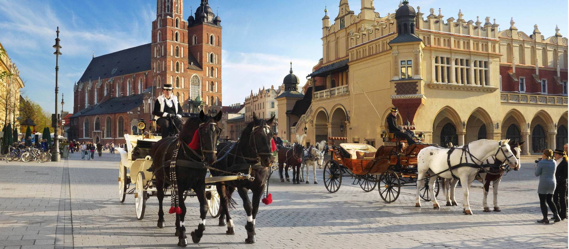 The lively city of Krakow.