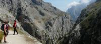 Long winding road through the Cares Gorge, Picos de Europa | Sylvia van der Peet