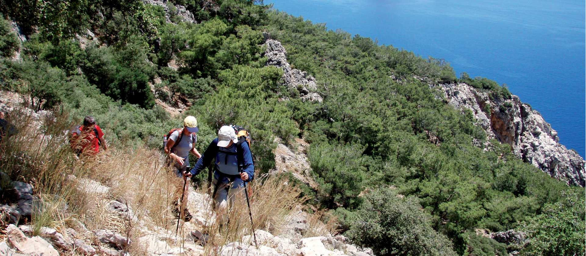Coastal walk in the Cirali region of Turkey