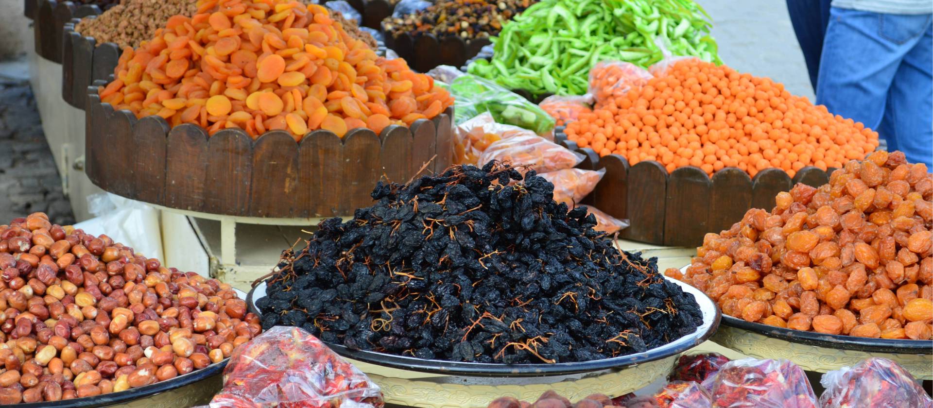 Some of the food on offer at the market in Uchisar | Erin Williams