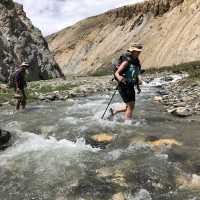 Expect many river crossings when trekking in Ladakh | Brad Atwal