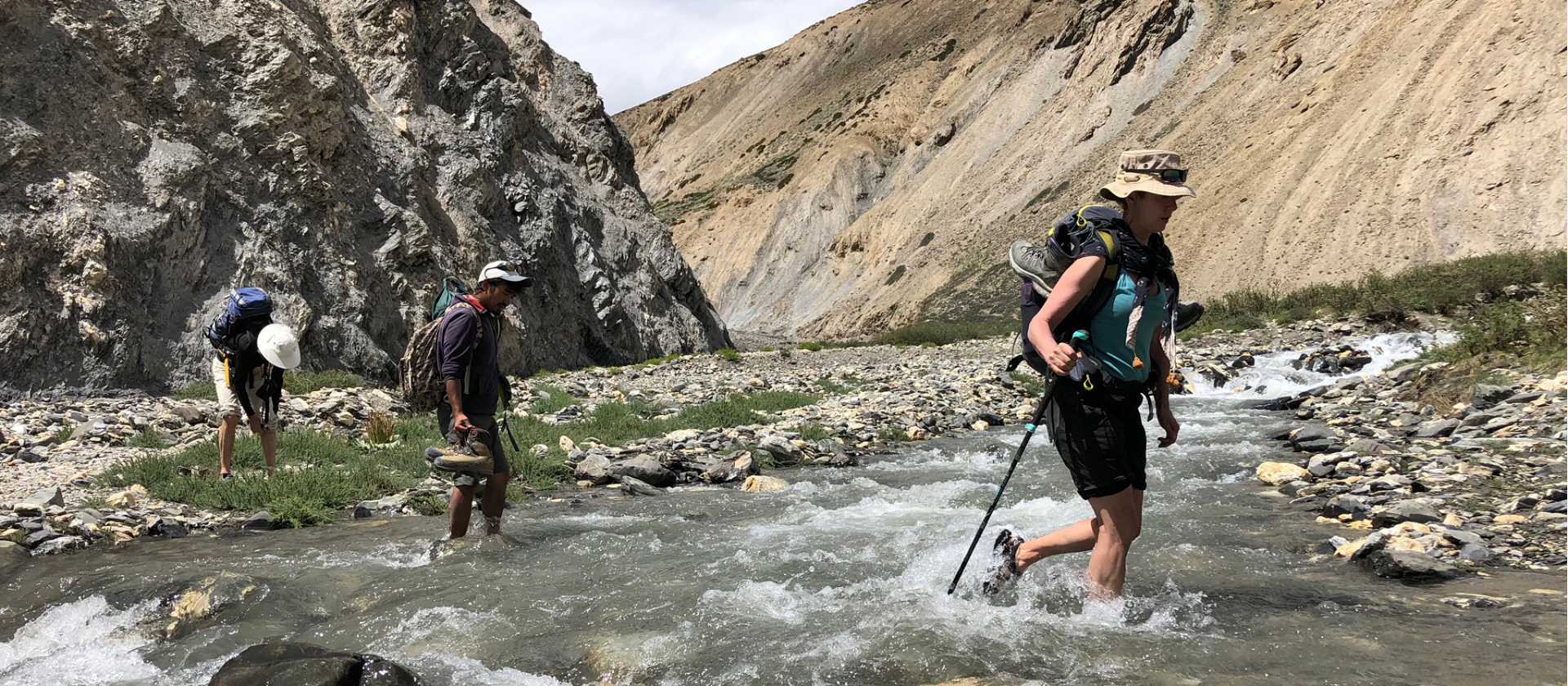 Expect many river crossings when trekking in Ladakh | Brad Atwal