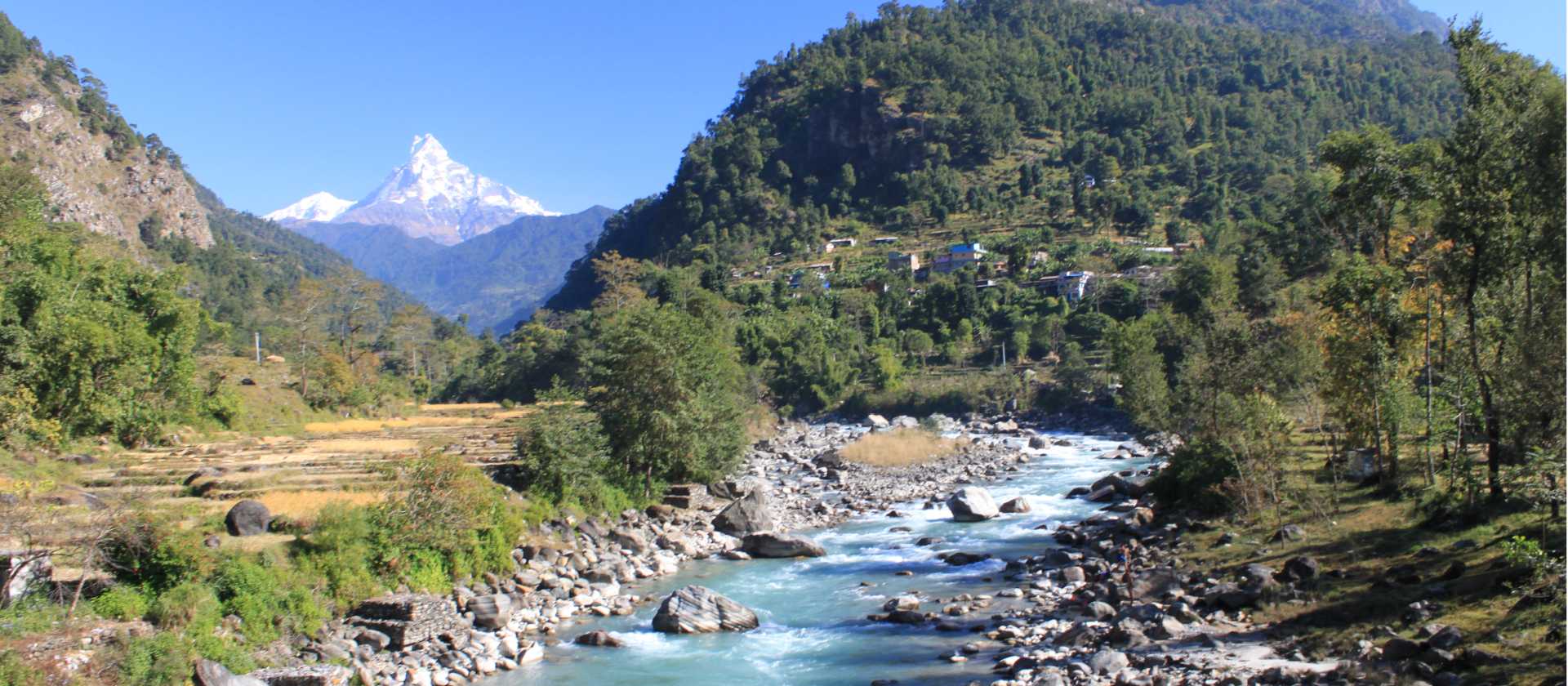 The view of Machapuchare from Nayapul | Brad Atwal