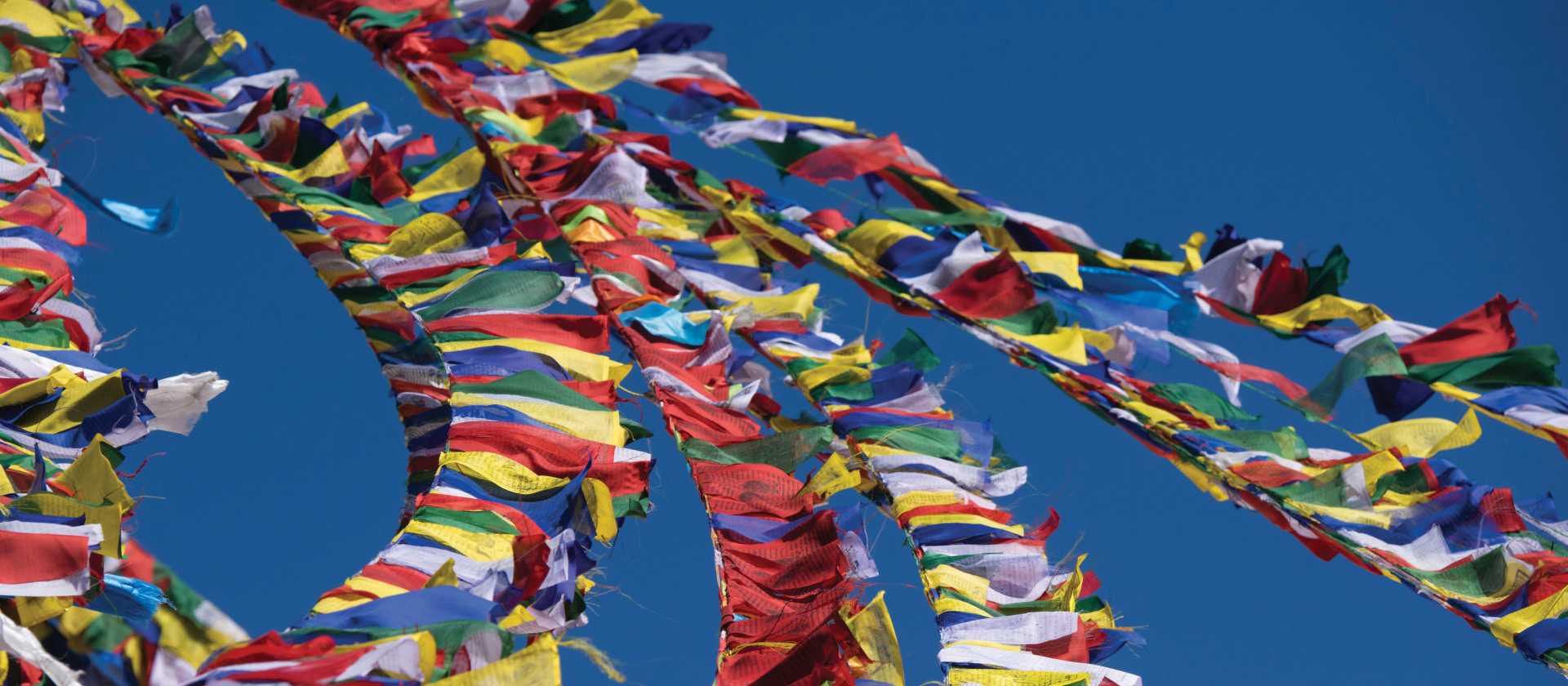 Religious prayer flags are found all across Nepal | Mark Watson