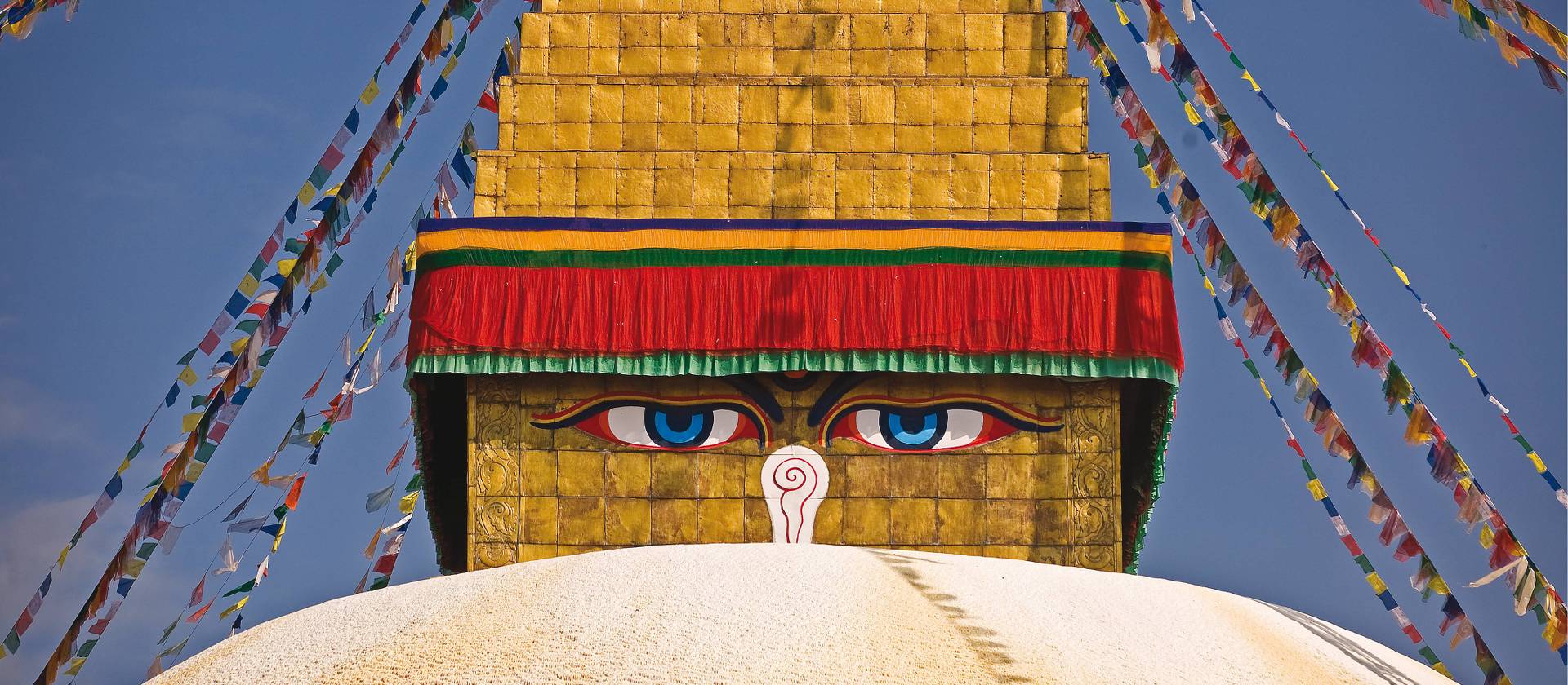 Buddha eyes adorn all four sides of Bodnath Stupa in Kathmandu | Peter Walton