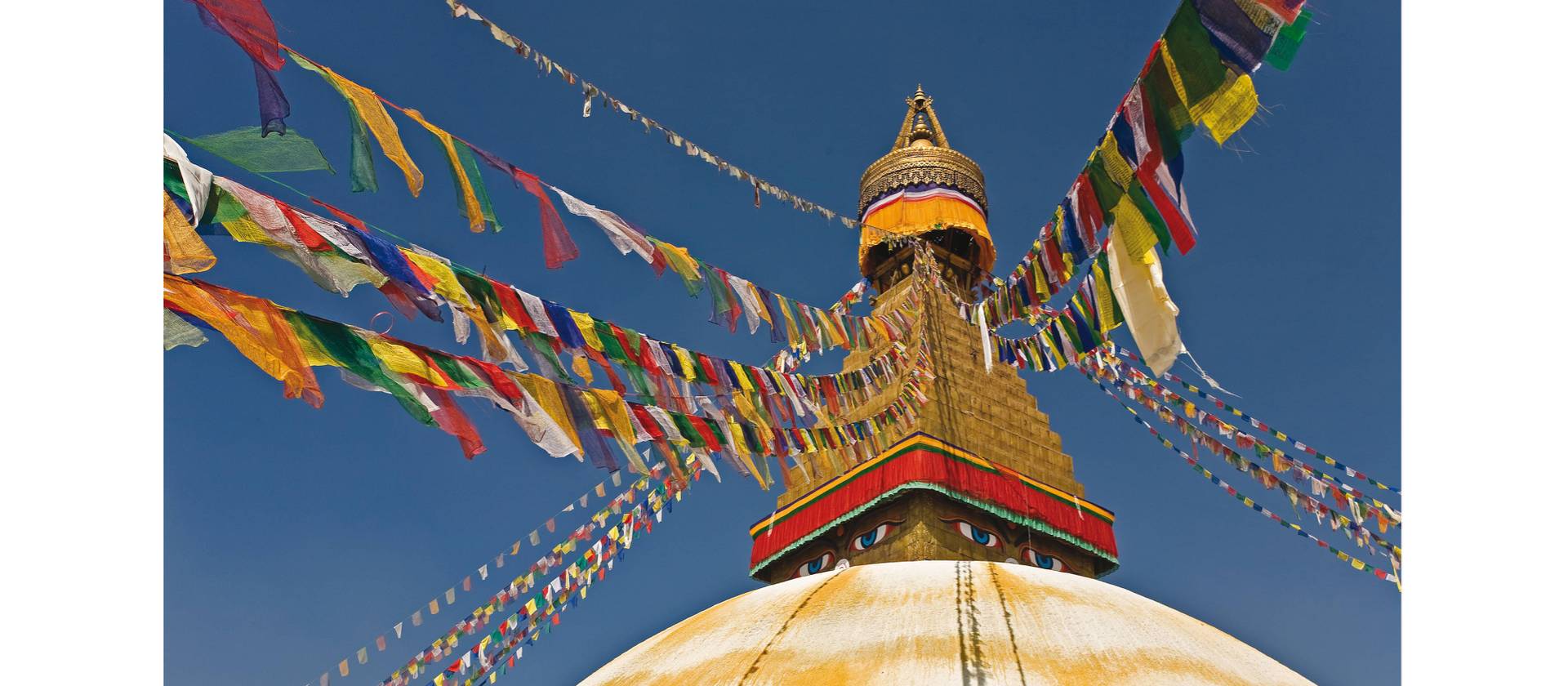 Boudhanath stupa in Kathmandu is one of the largest spherical stupas in Nepal. | Peter Walton