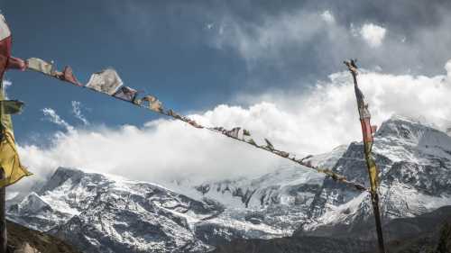 Snow capped mountains of the Annapurna range | Kelvin Law