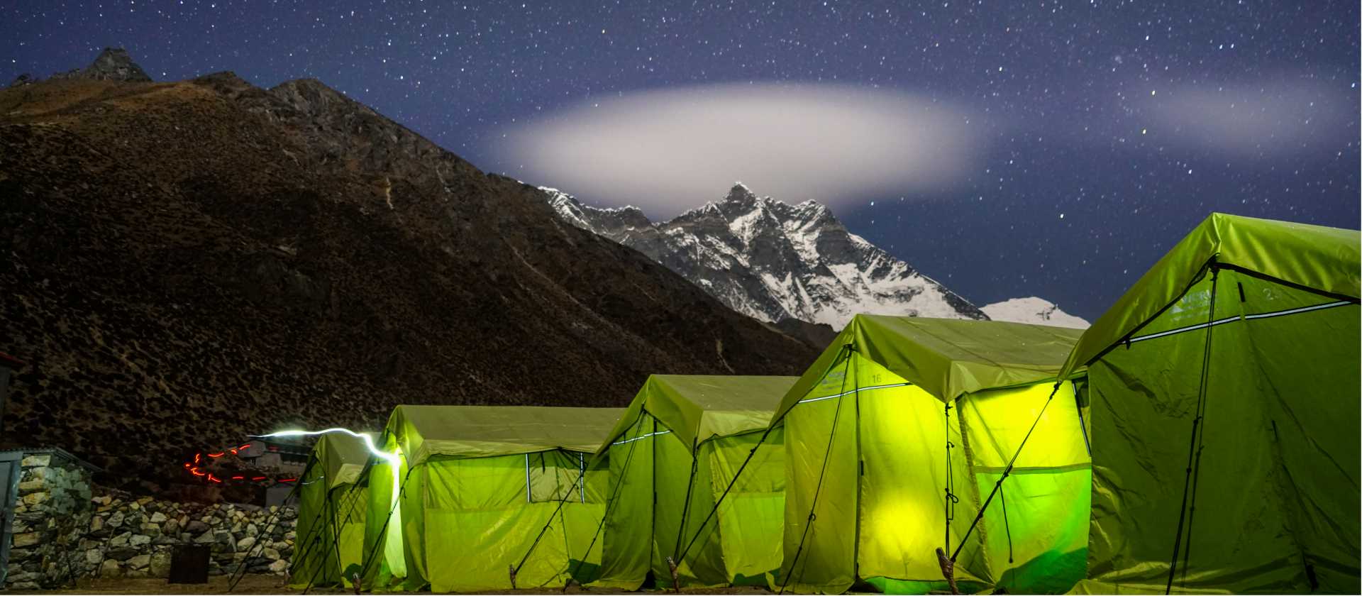 Connect with the mountains and stars at our exclusive eco-comfort camps. | Dan Cassar