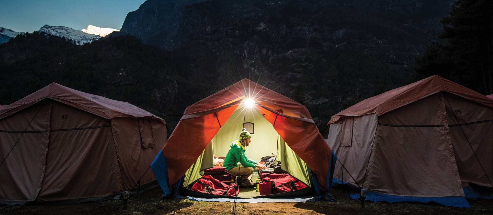 Stay at our comfortable semi-permanent campsites in Nepal's Everest region | Mark Tipple