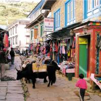 The streets of Namche Bazaar | Philip Bolam
