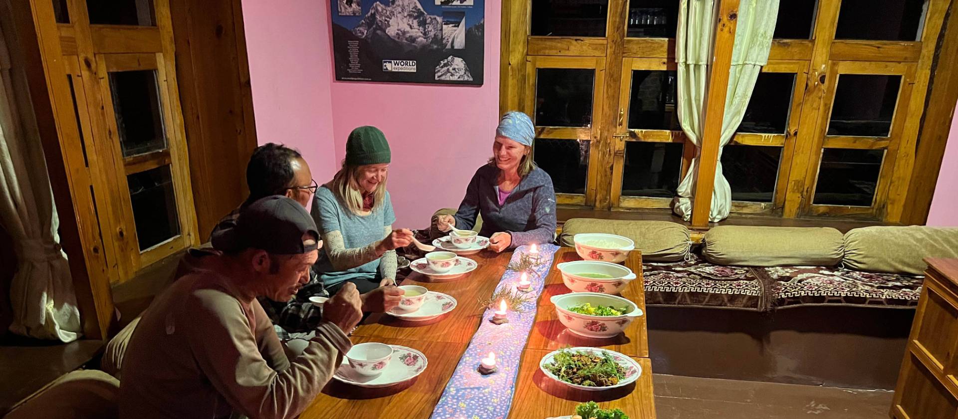 Delicious meals prepared on our Nepal treks | Sue Badyari