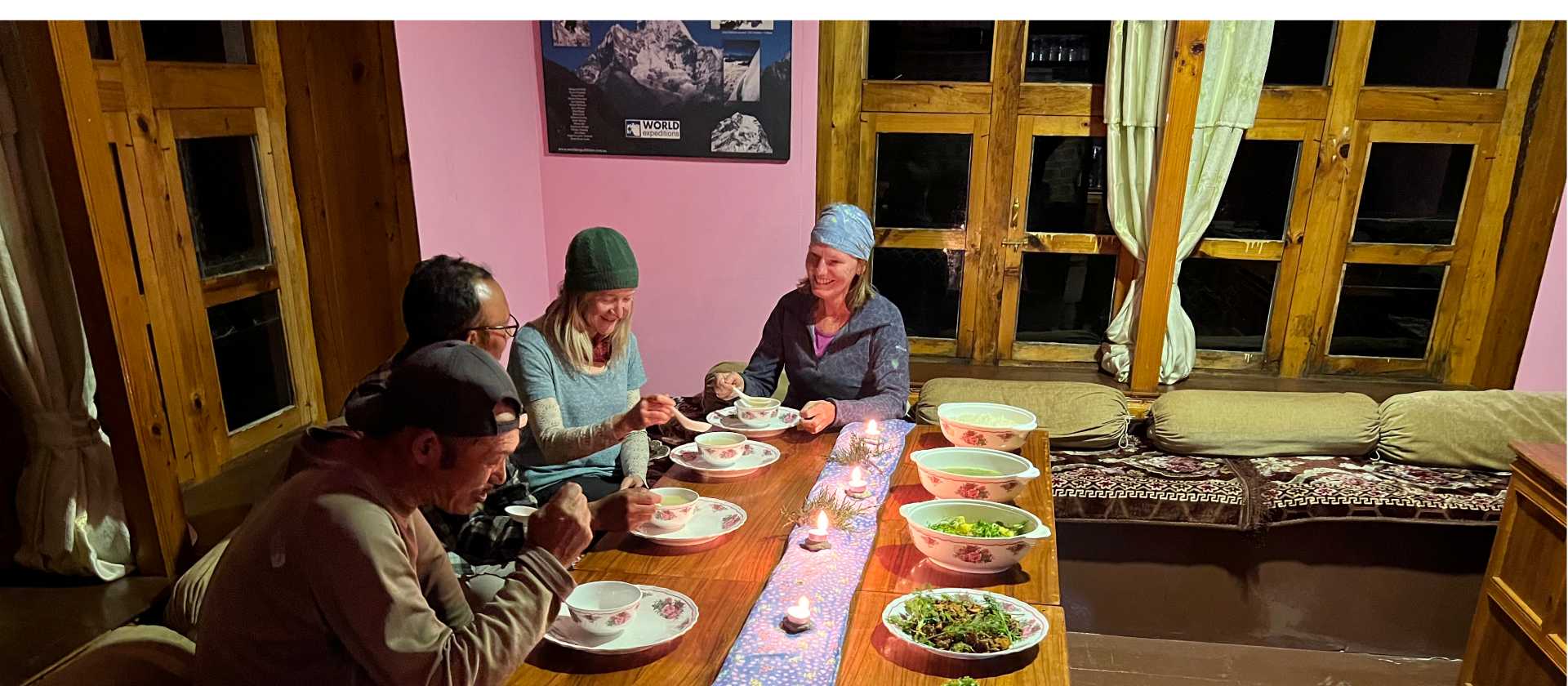 Delicious meals prepared on our Nepal treks | Sue Badyari