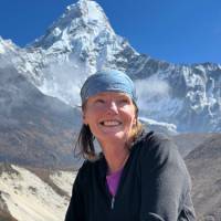 Our CEO, Sue Badyari, in the Everest region |  Sue Badyari