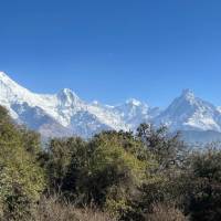 From the ridgelines in the Annapurna region we enjoy the complete panorama of the Annapurna massif and Dhaulagiri | Sue Badyari