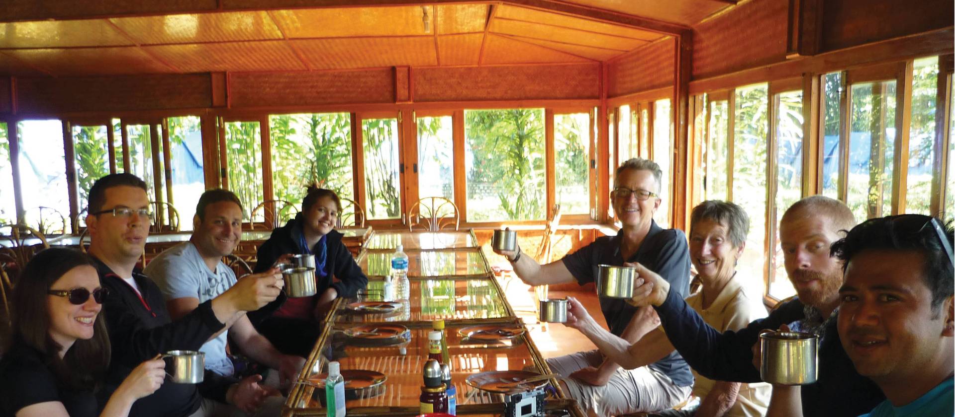 Relaxing at our Pokhara exclusive eco-comfort camp | Gita Diss