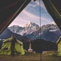 The view from your tent at Pangboche will help you rise early | Tim Charody