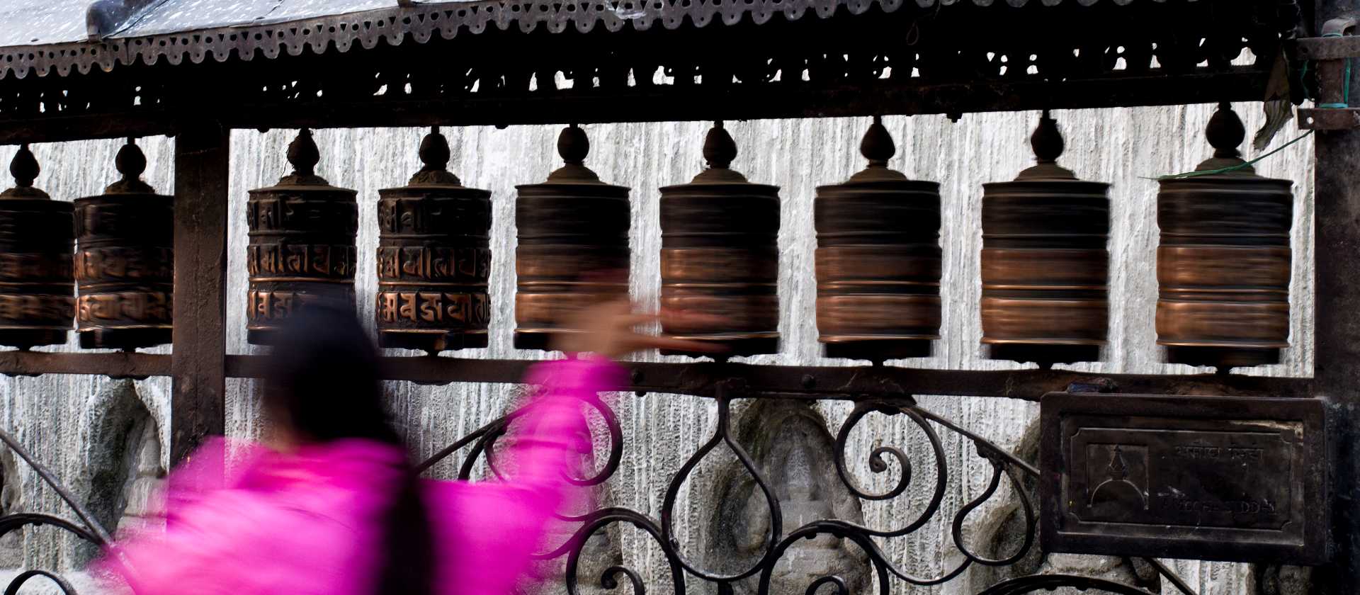 Prayer wheels, Nepal