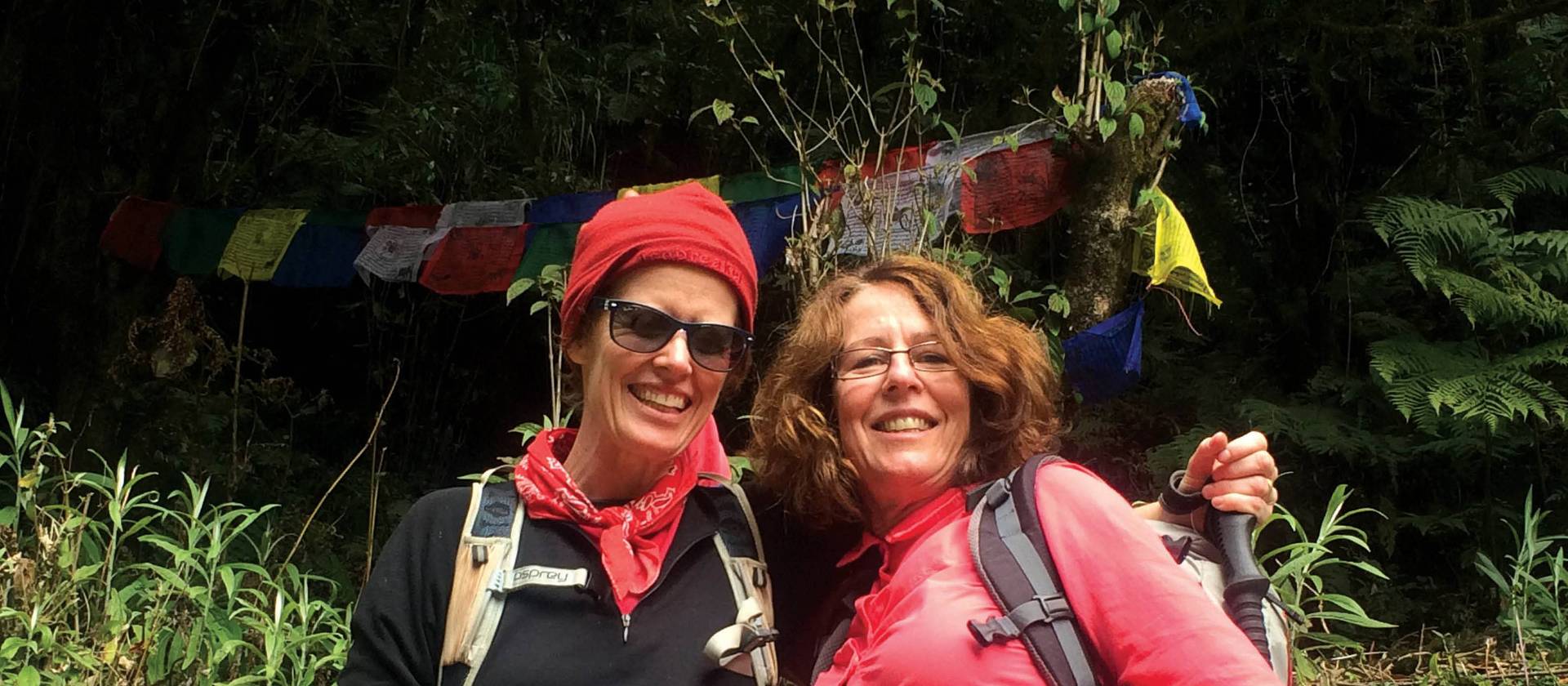 Smiles from these happy Annapurna trekkers | Michele Eckersley