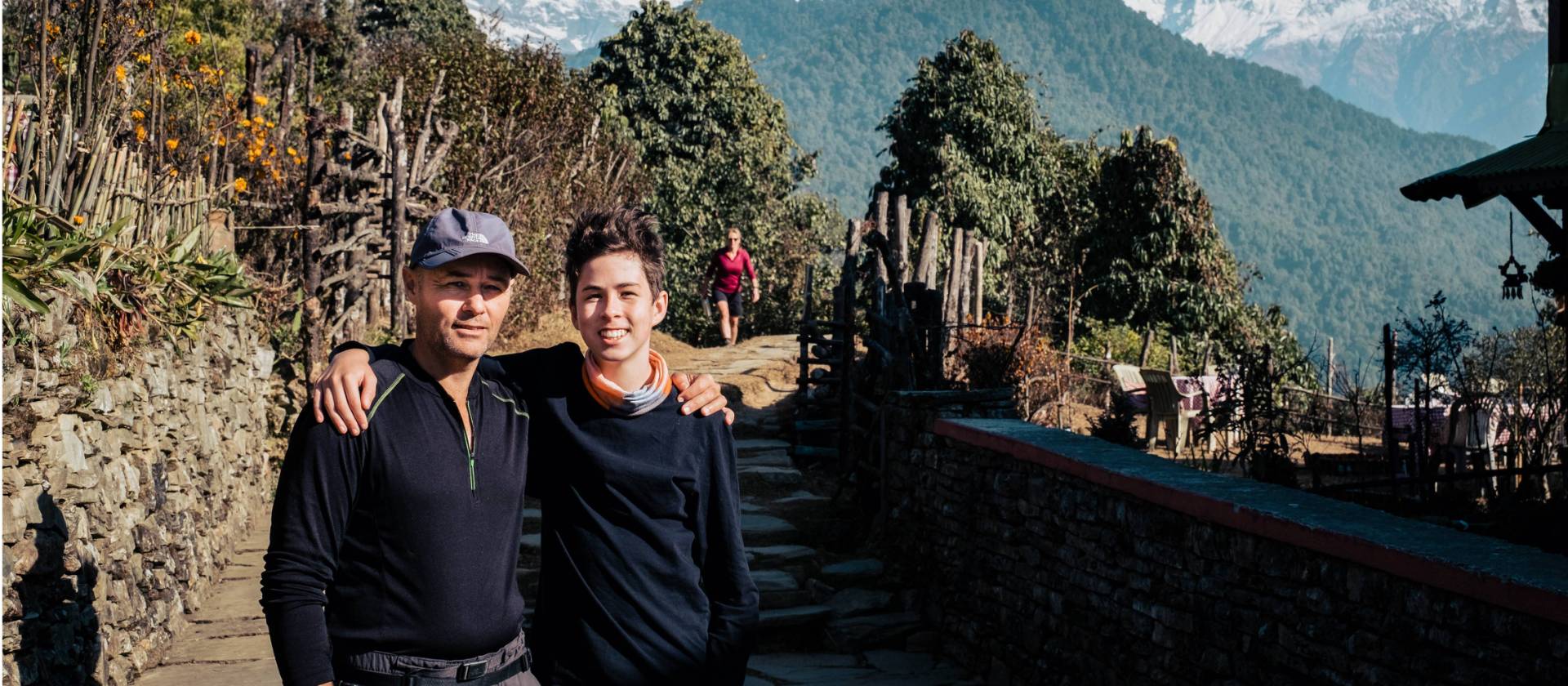 Father & son in Nepal, Annapurna region | Stephen Cheung