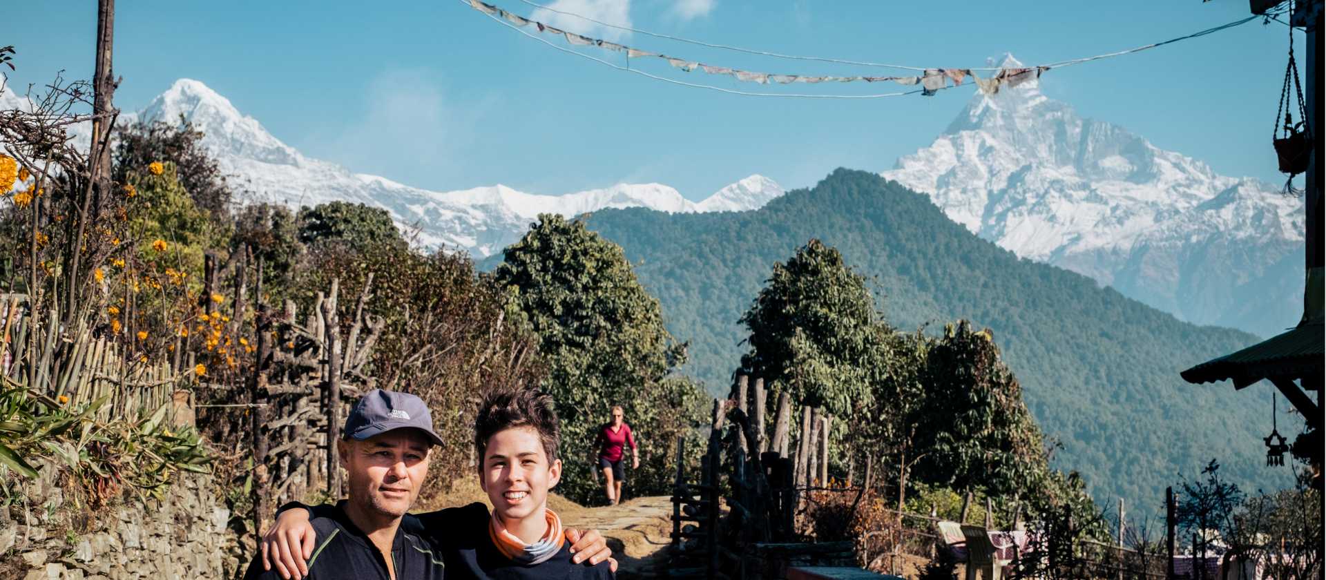 Father & son in Nepal, Annapurna region | Stephen Cheung