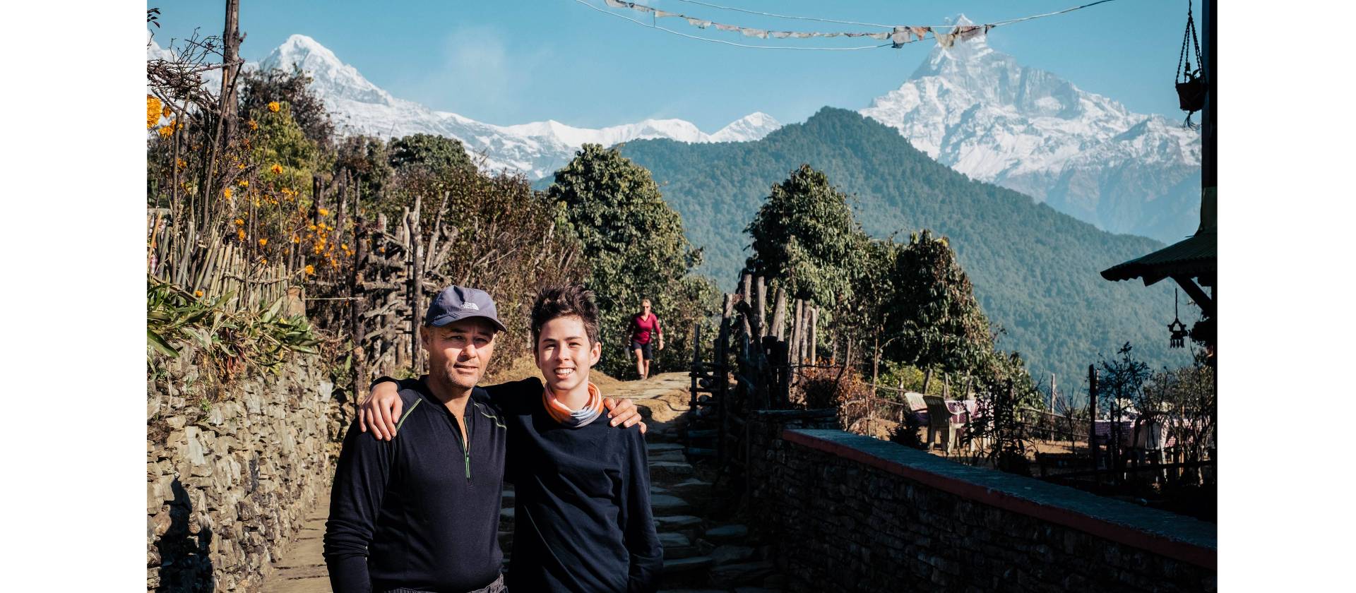 Father & son in Nepal, Annapurna region | Stephen Cheung