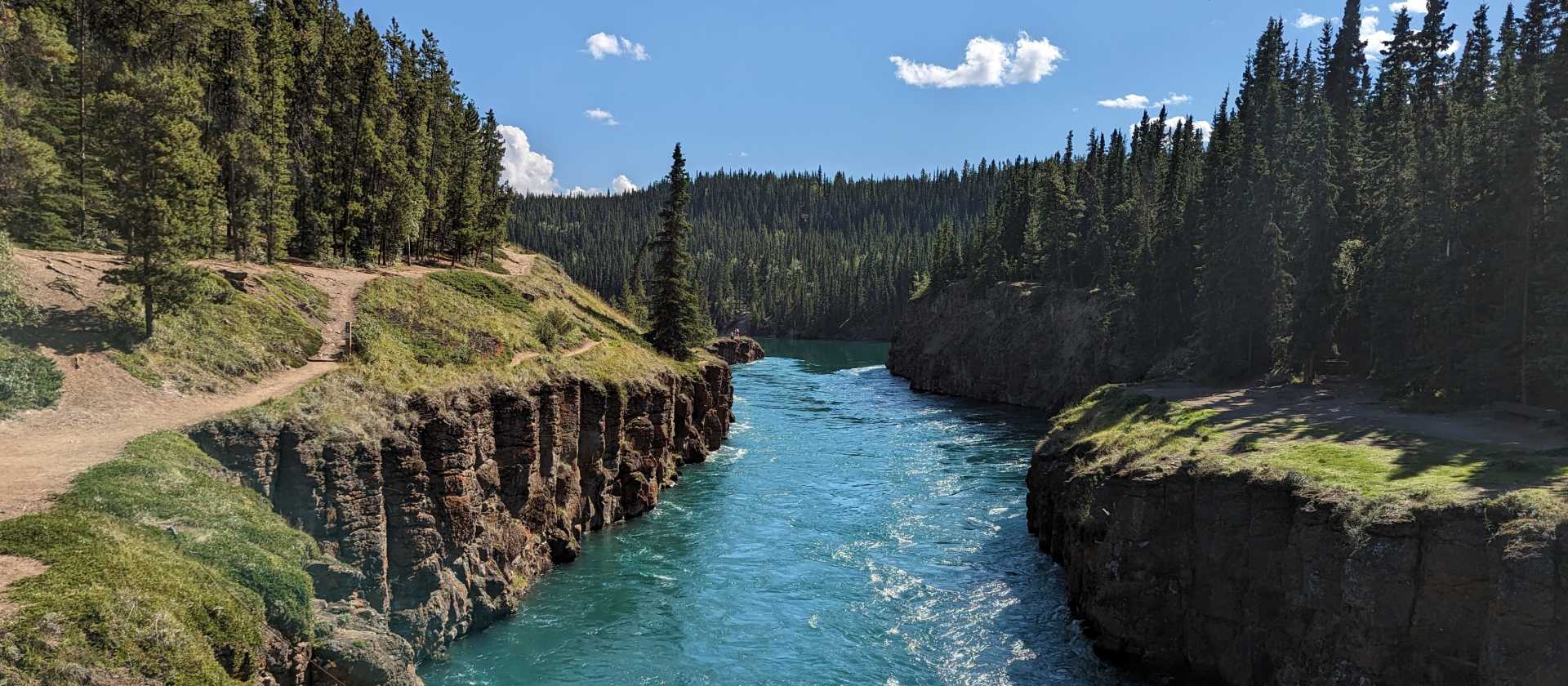 Admire the dramatic landscapes of Miles Canyon near Whitehorse | Trevor Sauve