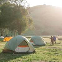 Feinblatt California campsite tents