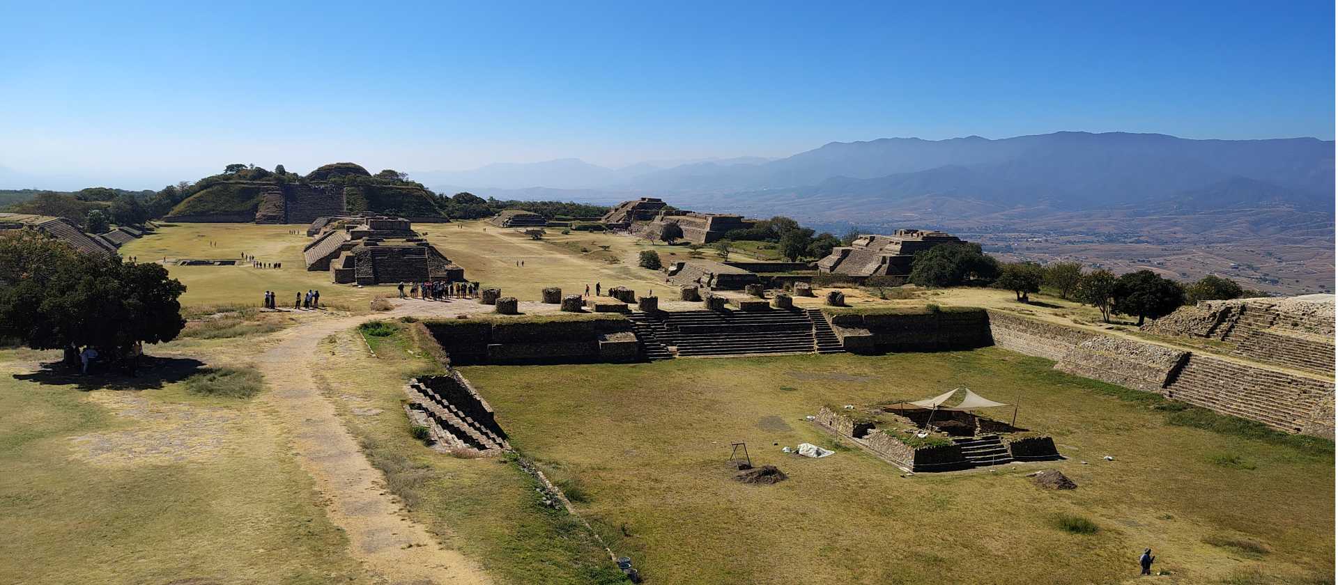 Monte Albán, the large pre-Columbian archaeological site located in the Oaxaca Valley, Oaxaca, Mexico. | Biajeros Tours
