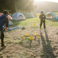Santa Barbara Feinblatt California Camp site students