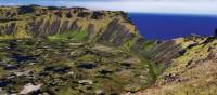 Experience breathtaking views when you climb Rano Kau on Easter Island | Heike Krumm
