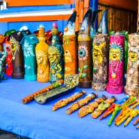 Colourful handicrafts at the Otavalo markets