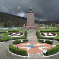 The Equatorial Monument celebrates the middle of the world in Ecuador